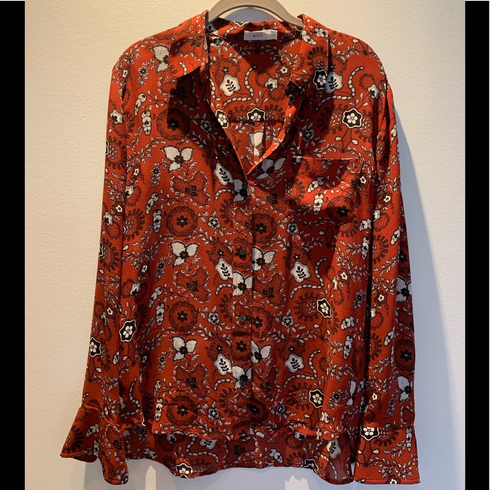 🧡 A.L.C. Silk Top 🧡